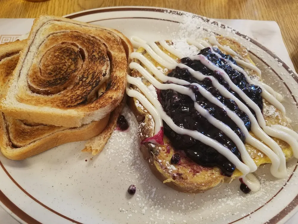 Nisu Toast and French Toast with Blueberries